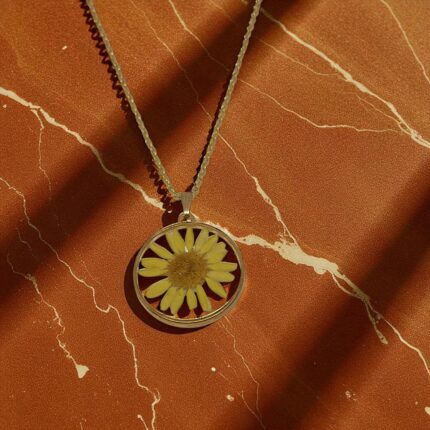 Original Yellow Flower Pendant